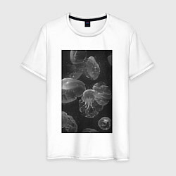 Мужская футболка Jellyfishes black