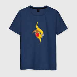Мужская футболка Голова попугая WPAP
