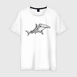 Мужская футболка Рыба-молот акула