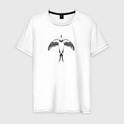 Мужская футболка Птица в египетском стиле