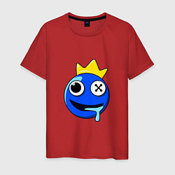 Мужская футболка Радужные друзья Синий голова