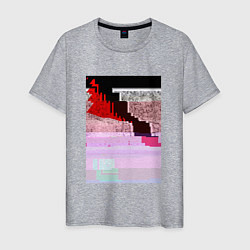 Мужская футболка Abstract glitch