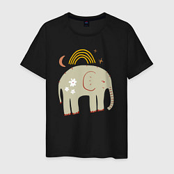 Мужская футболка Elephants world