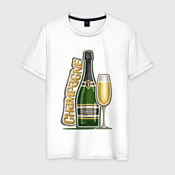 Мужская футболка Шампанское