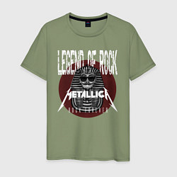 Мужская футболка Металлика рок легенда