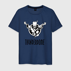 Футболка хлопковая мужская Thunderdome v 2, цвет: тёмно-синий
