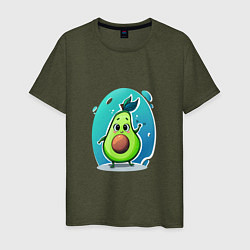 Мужская футболка Cute avocado