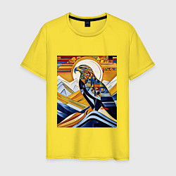 Мужская футболка Орел в горах