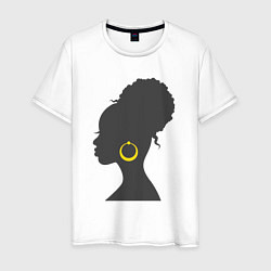Мужская футболка Black girl