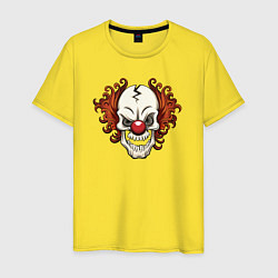 Мужская футболка Clown skull