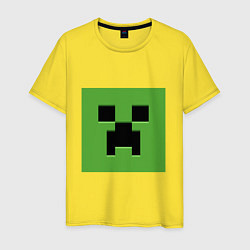 Мужская футболка Minecraft creeper face