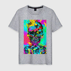 Мужская футболка Cool skull - pop art - vogue