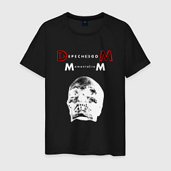 Мужская футболка Depeche Mode 2023 Memento Mori - White Skull 01