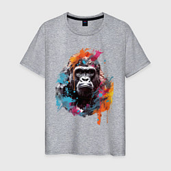 Мужская футболка Граффити с гориллой