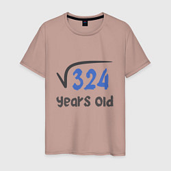 Мужская футболка 18 лет - корень из 324
