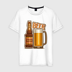 Мужская футболка Light beer