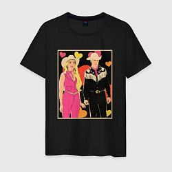 Мужская футболка Ковбои Барби и Кен