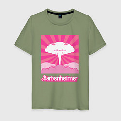 Мужская футболка Розовый гриб - Барбигеймер