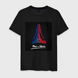 Мужская футболка Pray for Paris