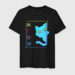 Мужская футболка Cat meow