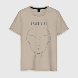 Мужская футболка Космическая жизнь