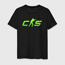 Мужская футболка CS2 green logo