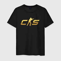 Мужская футболка CS 2 gold logo