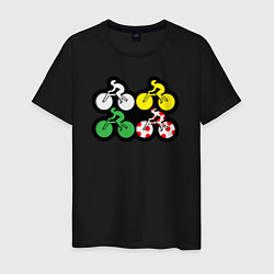 Мужская футболка Велосипедная гонка