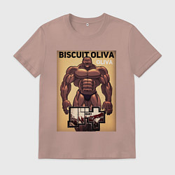 Мужская футболка Боец Баки: Бисквит Оливер