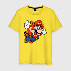 Мужская футболка Марио летит
