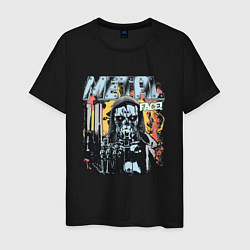Мужская футболка Терминатор - metal face