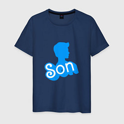 Мужская футболка Сын - силуэт Кена
