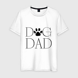 Мужская футболка Папа собаки