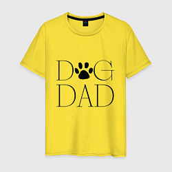 Мужская футболка Папа собаки