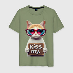Мужская футболка Поцелуй меня