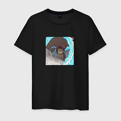 Мужская футболка Танджиро- котик