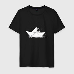 Мужская футболка Космический кораблик