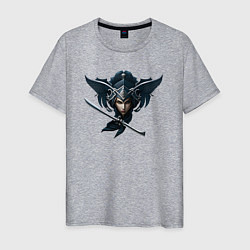 Мужская футболка Эмблема самурая