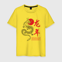Мужская футболка Year of the dragon