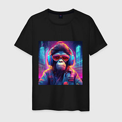 Мужская футболка Антропоморфная обезьяна