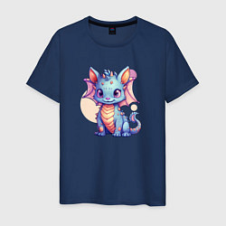 Мужская футболка Cute dragon cat
