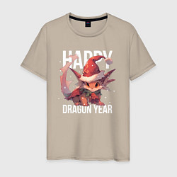 Мужская футболка Happy Dragon year