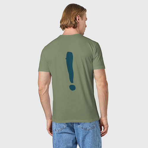 Мужская футболка Восклицательный знак / Авокадо – фото 4