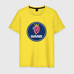 Мужская футболка Saab sport auto