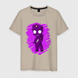 Мужская футболка Фиолетовый человек