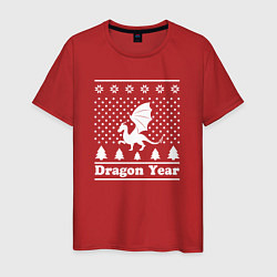 Мужская футболка Sweater dragon year