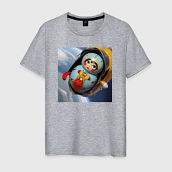 Мужская футболка Матрешка астронавт