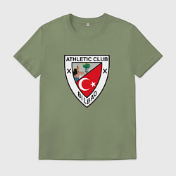 Футболка хлопковая мужская Атлетик Б, цвет: авокадо