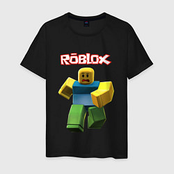 Мужская футболка Roblox бегущий персонаж