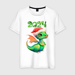 Мужская футболка Дракончик 2024